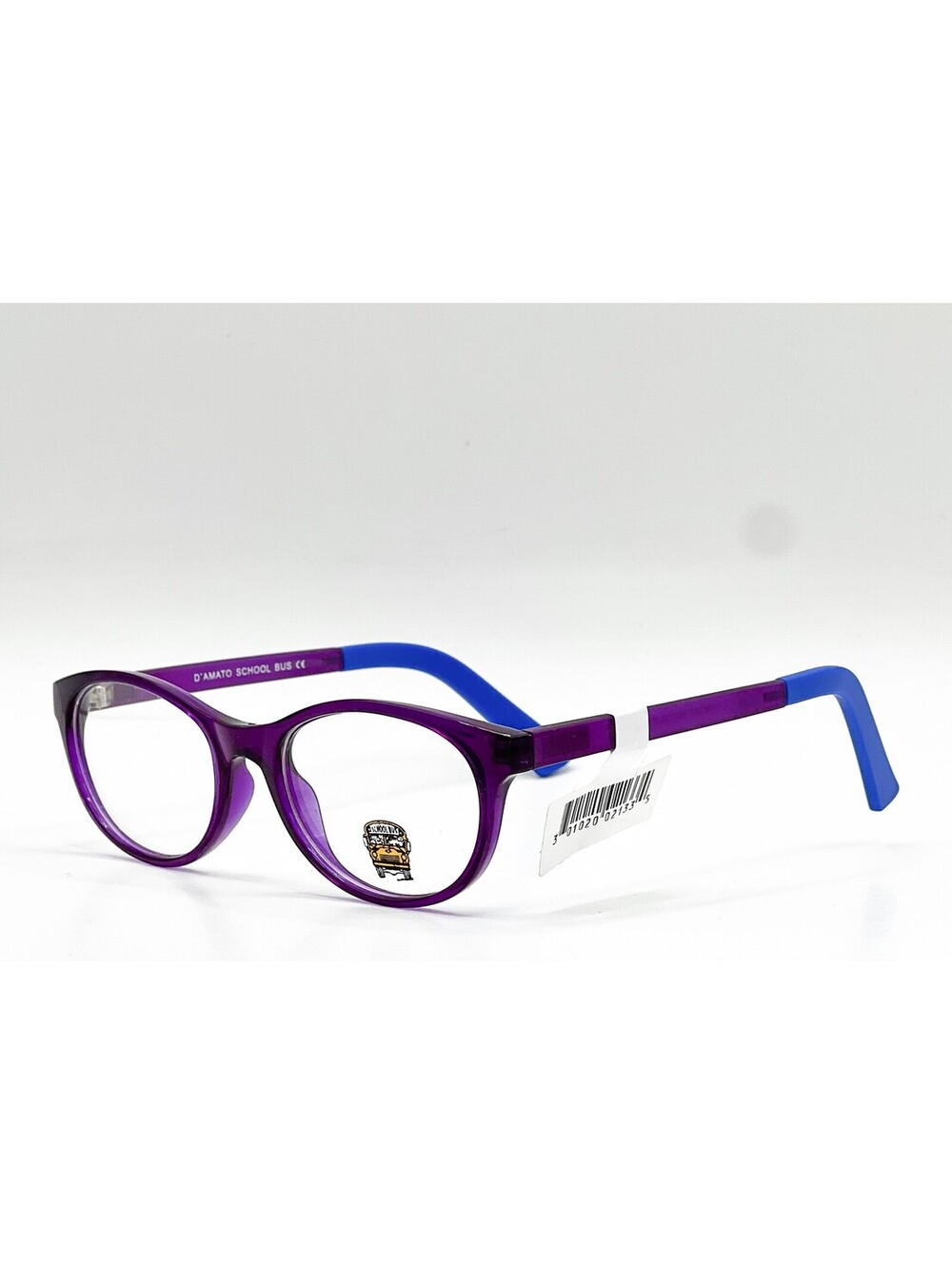 D'Amato Eyewear Dk242 Pur Deep Purple Blue Authentic Eyeglasses 43-15-120